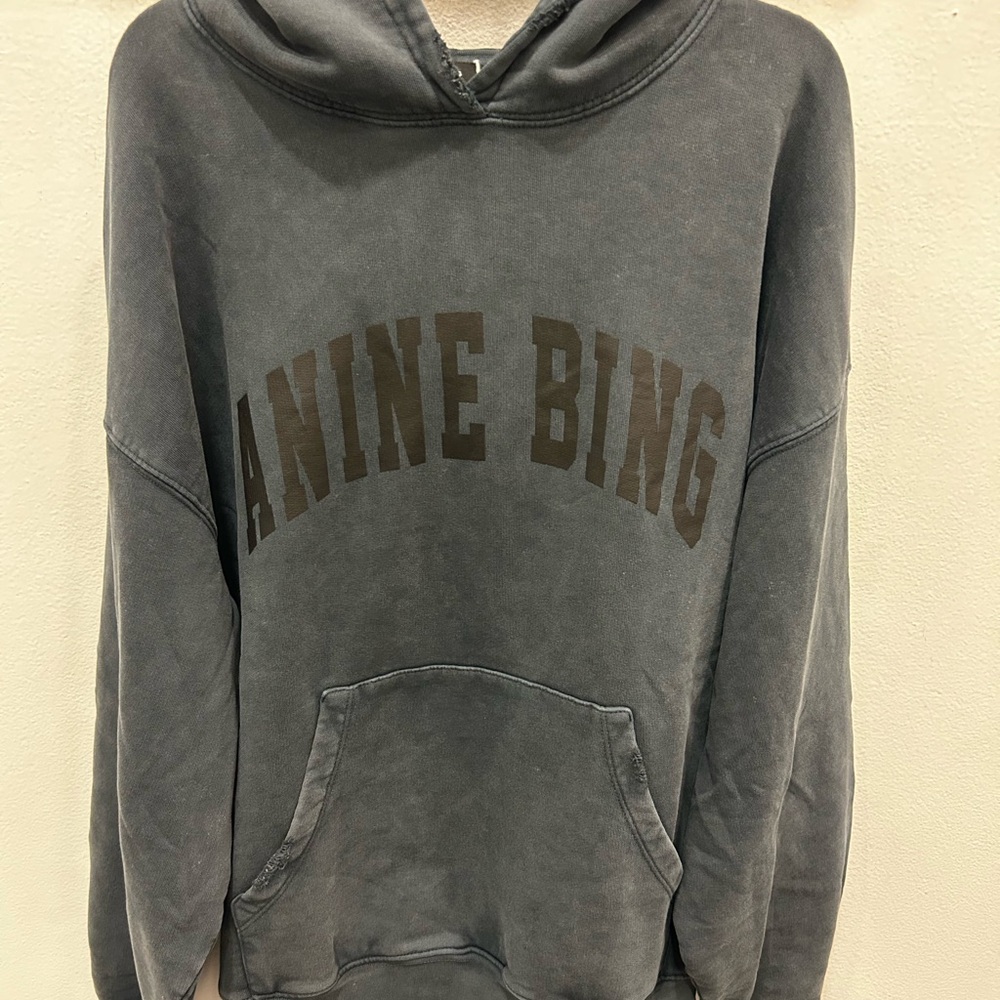 Anine Bing Vintage Black Sweatshirt